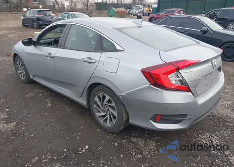 2018 Honda Civic Ex from USA, damaged, VIN 2HGFC2F72JH567438